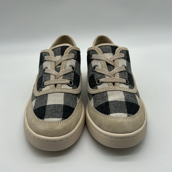 Zodiac Cheezburger Plaid Lace-Up Sneakers Women’s Size 6M Black White Tan NWB - Picture 6 of 12